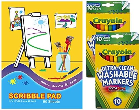 Crayola Markers and Pad