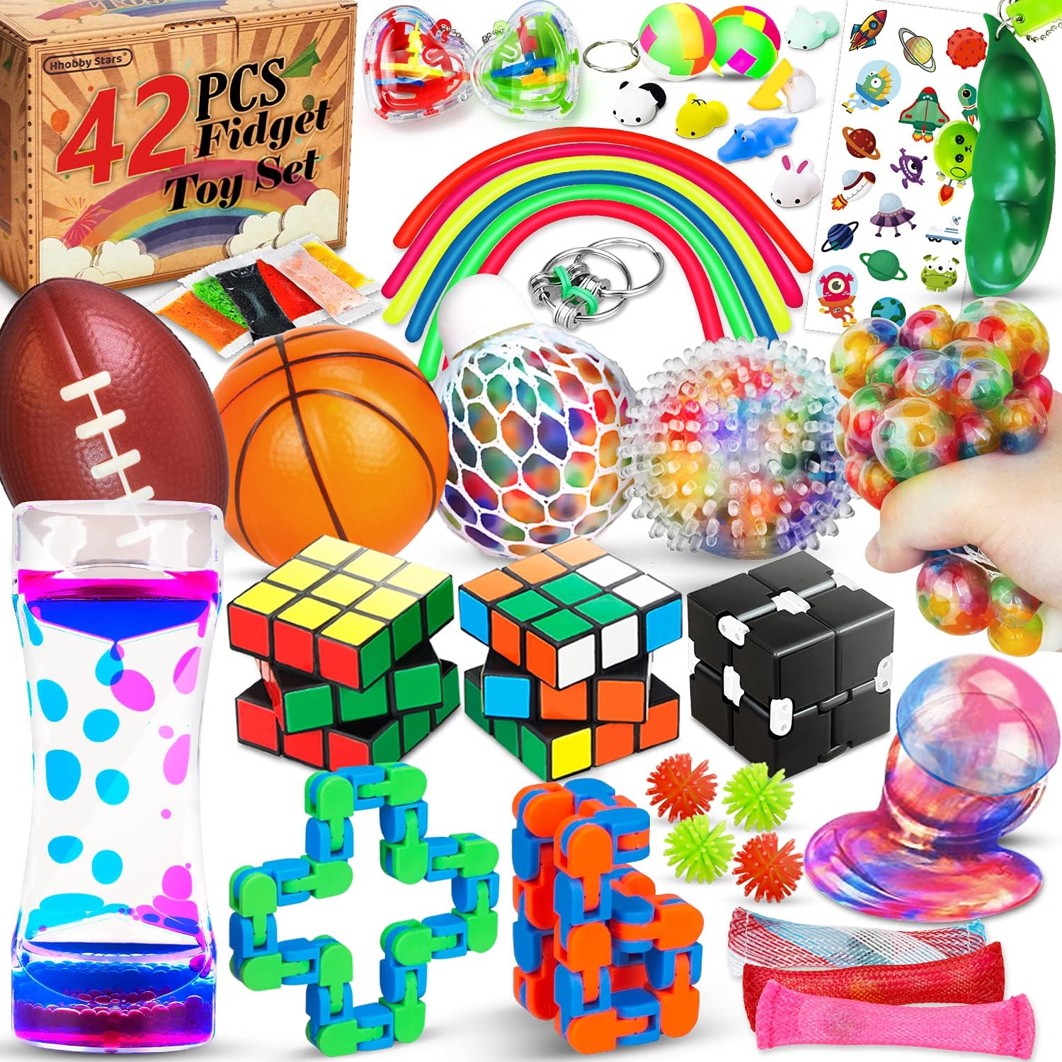 Hhobby Stars 42 Pcs Fidget Set